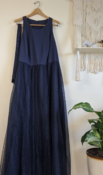 White by Vera Wang Dresses & Skirts - Vera Wang Maxi Evening Dress